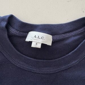 A.L.C. Long-sleeve Top - Dark Blue - Size S